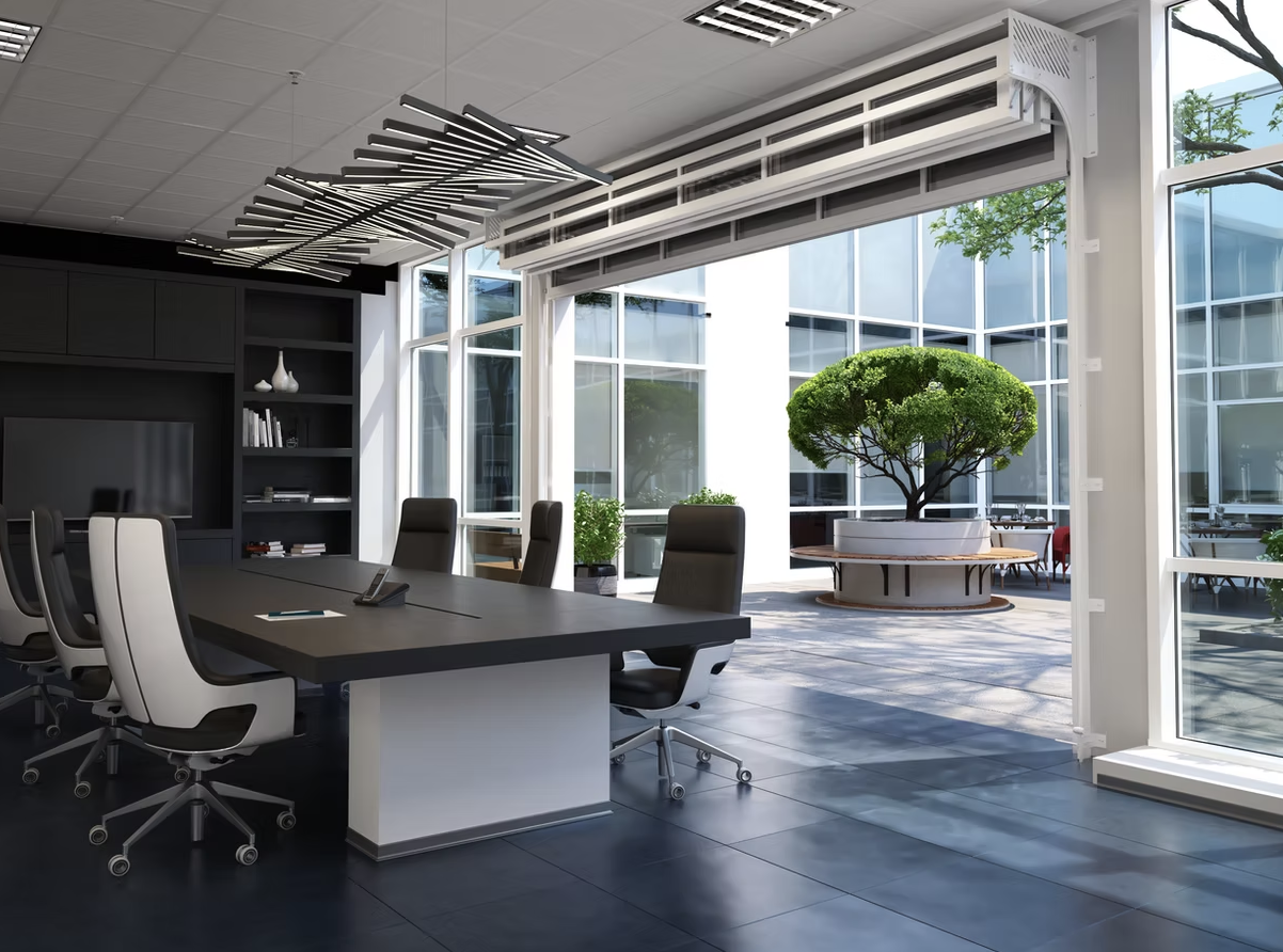 T Series - SKYSTACK - oversized vertical straight-track & stack doors & windows